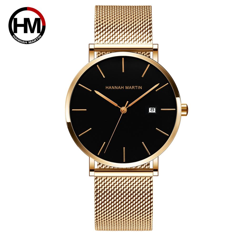 Luxury Watch Japan Brand - Japan Quartz Kalender Beweging Ultra Dunne