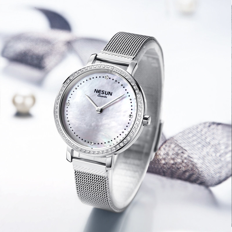Luxury Watch Japan Brand - Zwitserland NESUN dameshorloges Japan MIYOTA quartz