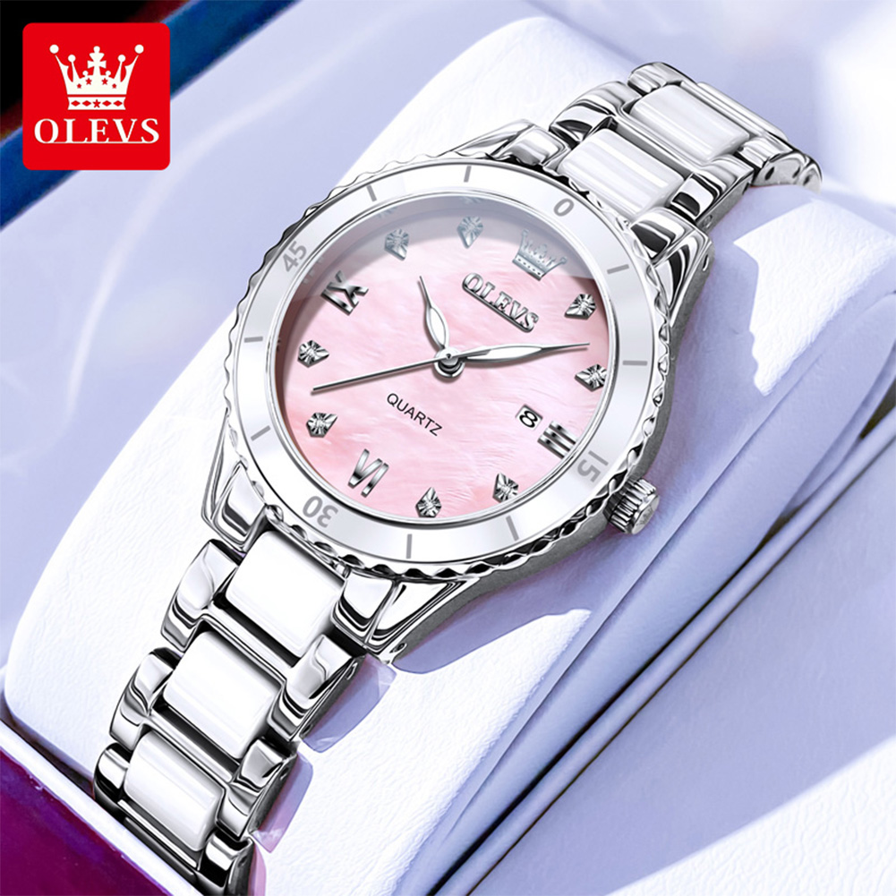 Luxury Watch Gift For Her - OLEVS 9985 Dameshorloge Luxe Premium Dames