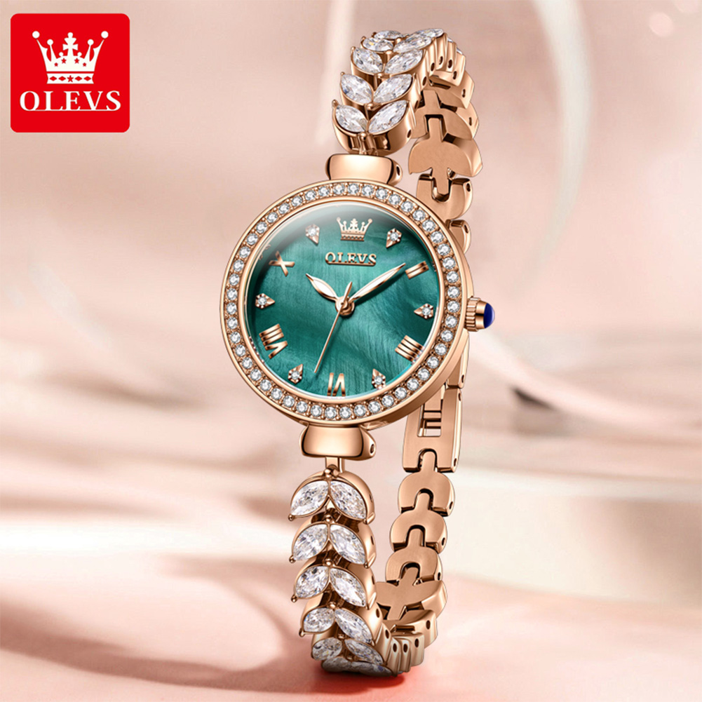 Luxury Watch Cheap - OLEVS merkhorloge damesmode quartz horloge waterdicht