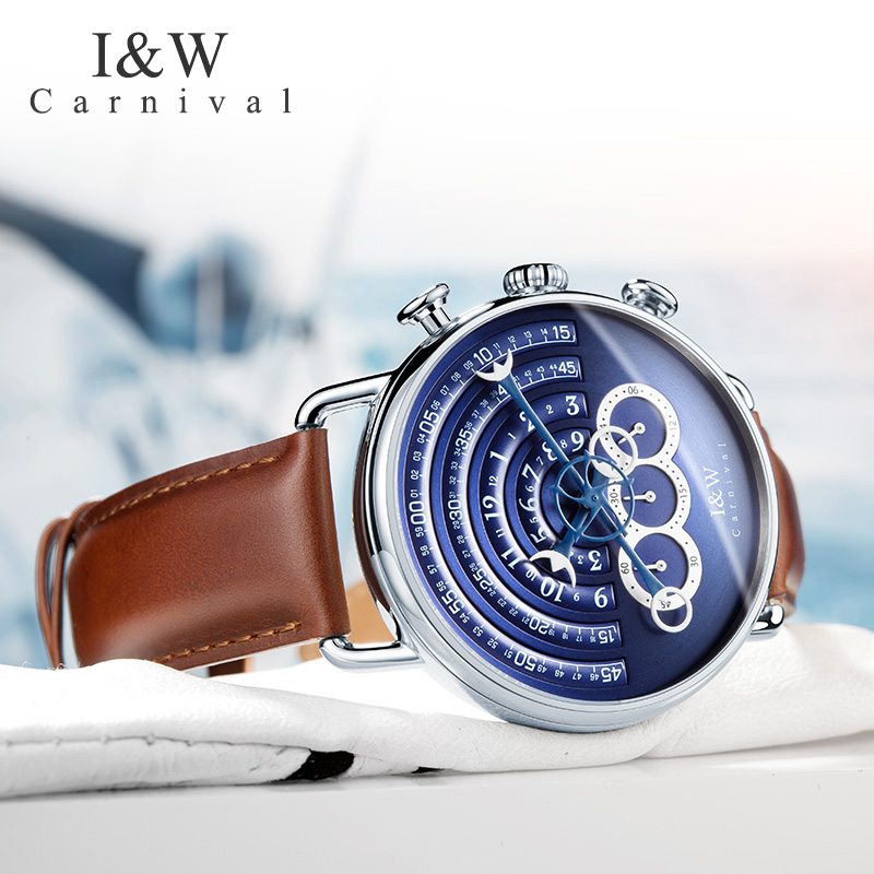 Luxury Watch Japan Brand - Nieuwe Zwitserland I&W CARNAVAL Luxe Merk