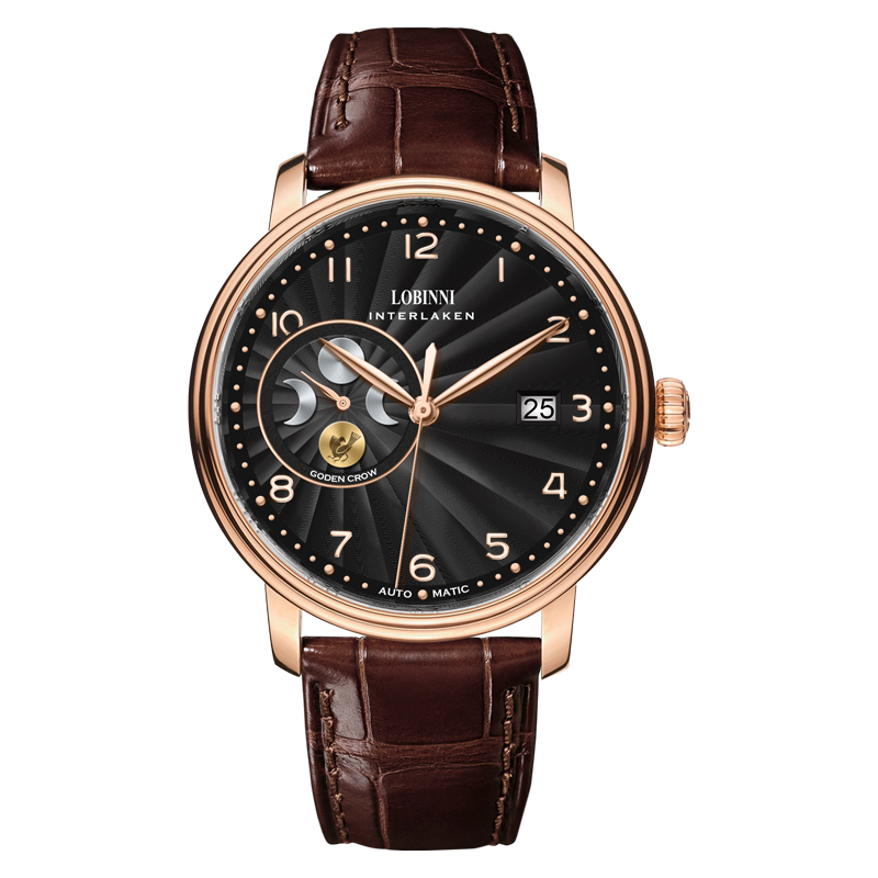 Luxury Watch Japan Brand - LOBINNI Heren Saffier Japan MIYOTA Automatisch