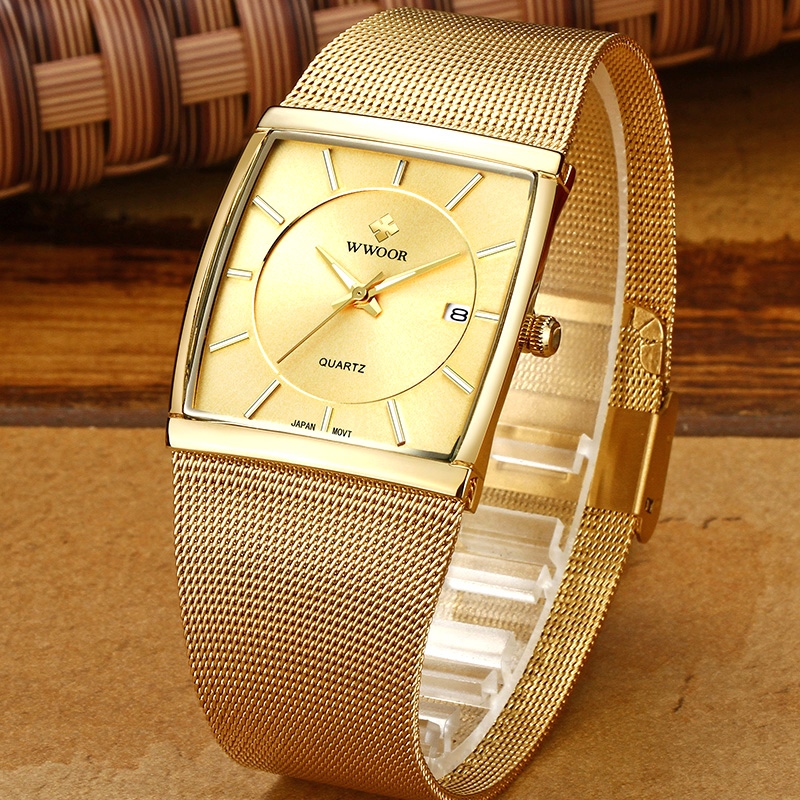 Wwoor Merk Luxe Gouden Mannen  - Luxury Watch Japan Brand recensie en prijs
