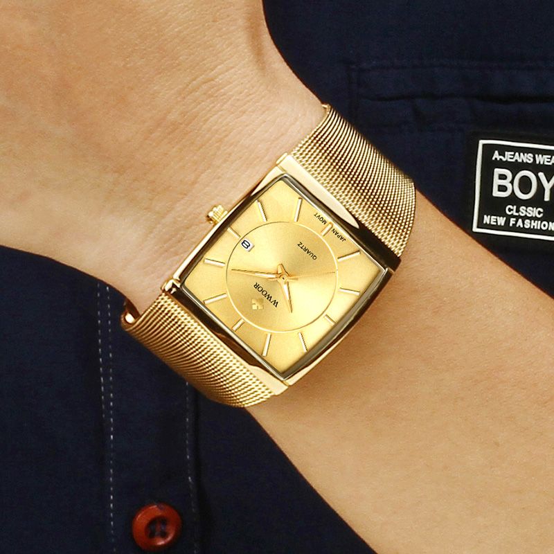 Wwoor Merk Luxe Gouden Mannen  - Luxury Watch Japan Brand recensie en prijs