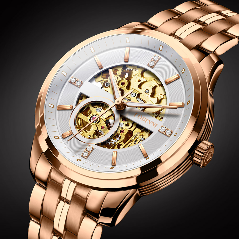 LOBINNI Luxe Merk Klok Horloge - Luxury Watch Japan Brand recensie en prijs