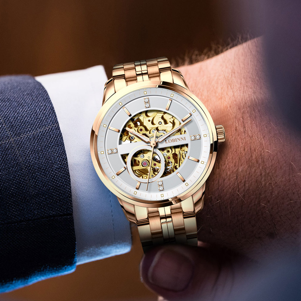 LOBINNI Luxe Merk Klok Horloge - Luxury Watch Japan Brand recensie en prijs