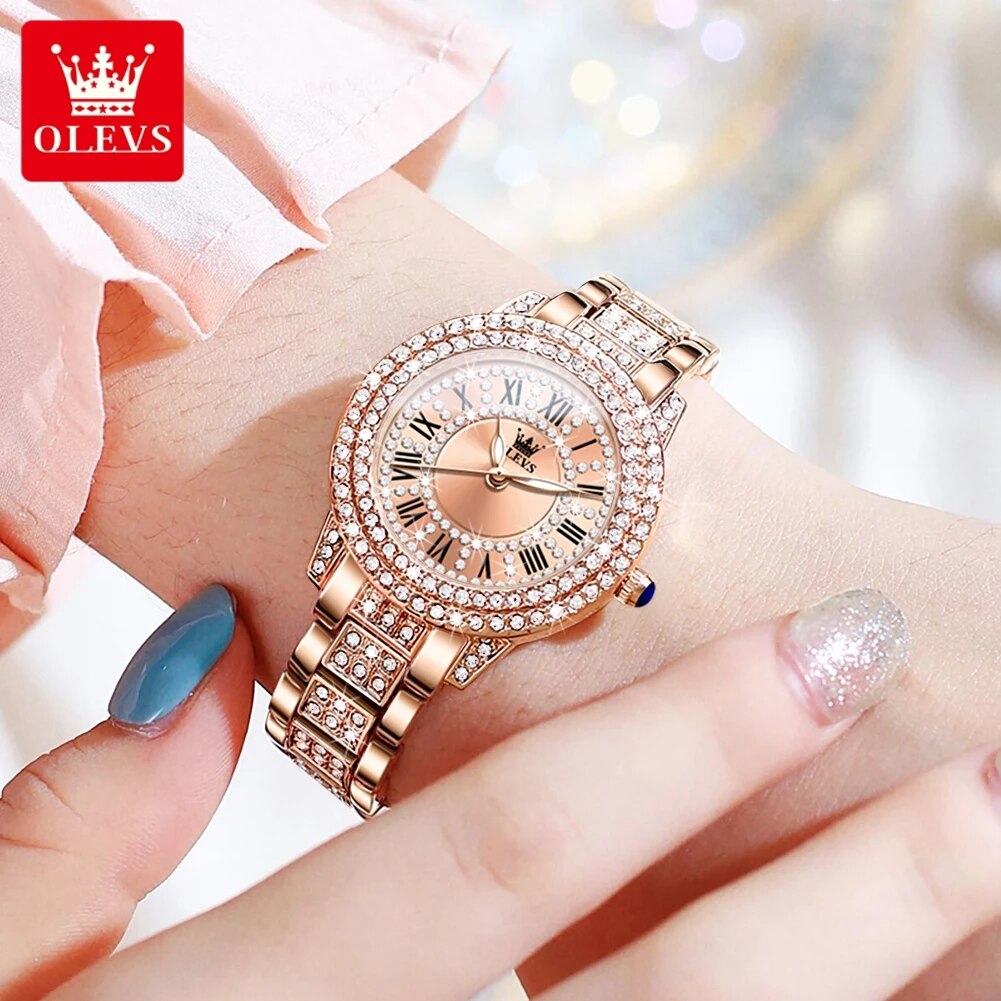 Olevs 9943 Luxe Volledig Diama - Luxury Watch Cheap recensie en prijs