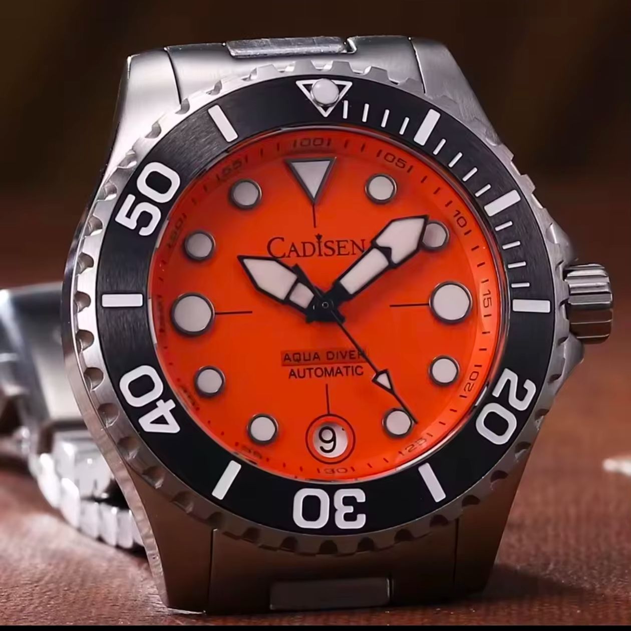 CADISEN AQUA DIVER Nieuw Merk  - Luxury Watch Japan Brand recensie en prijs