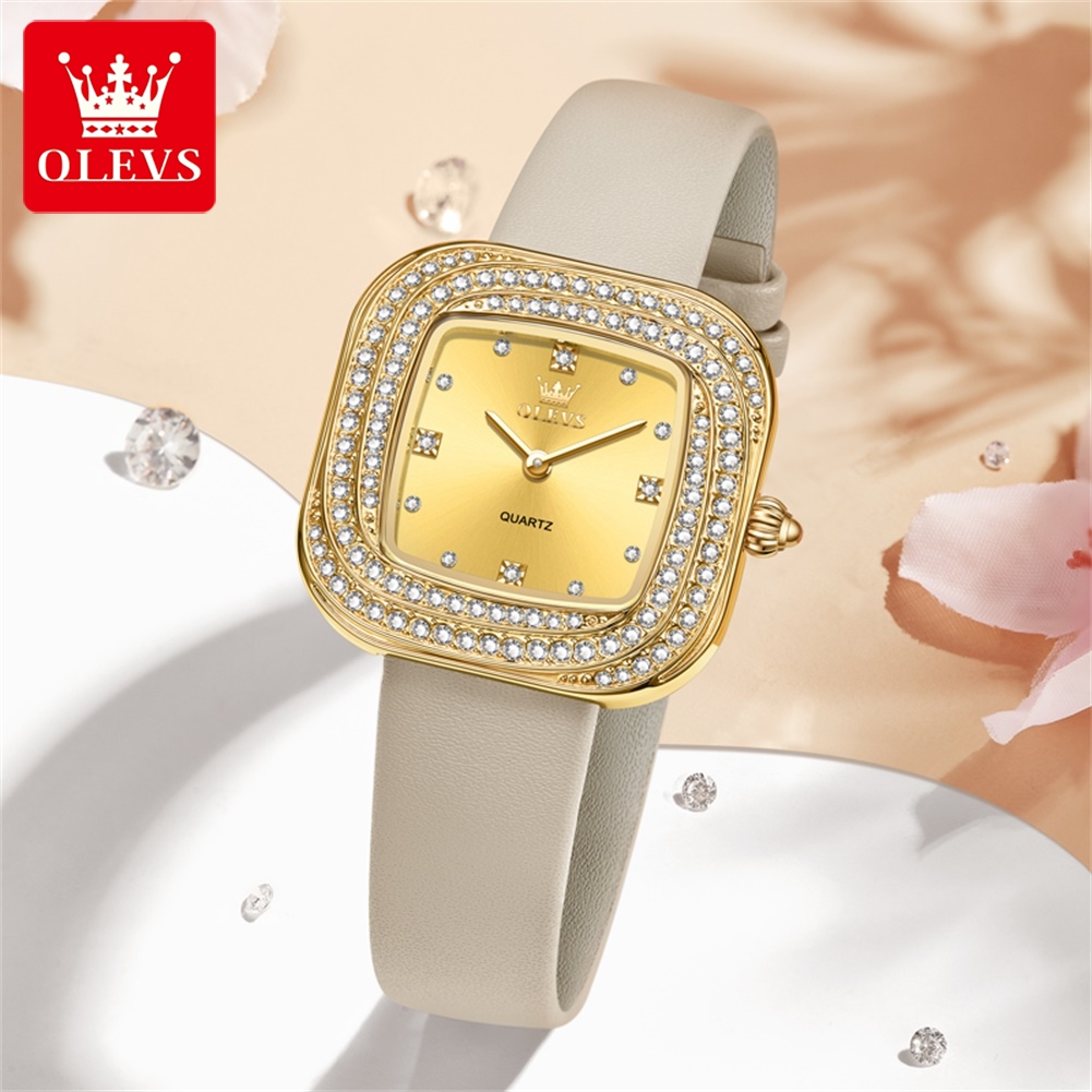 OLEVS Mode Dames Vierkant Quar - Luxury Watch Cheap recensie en prijs
