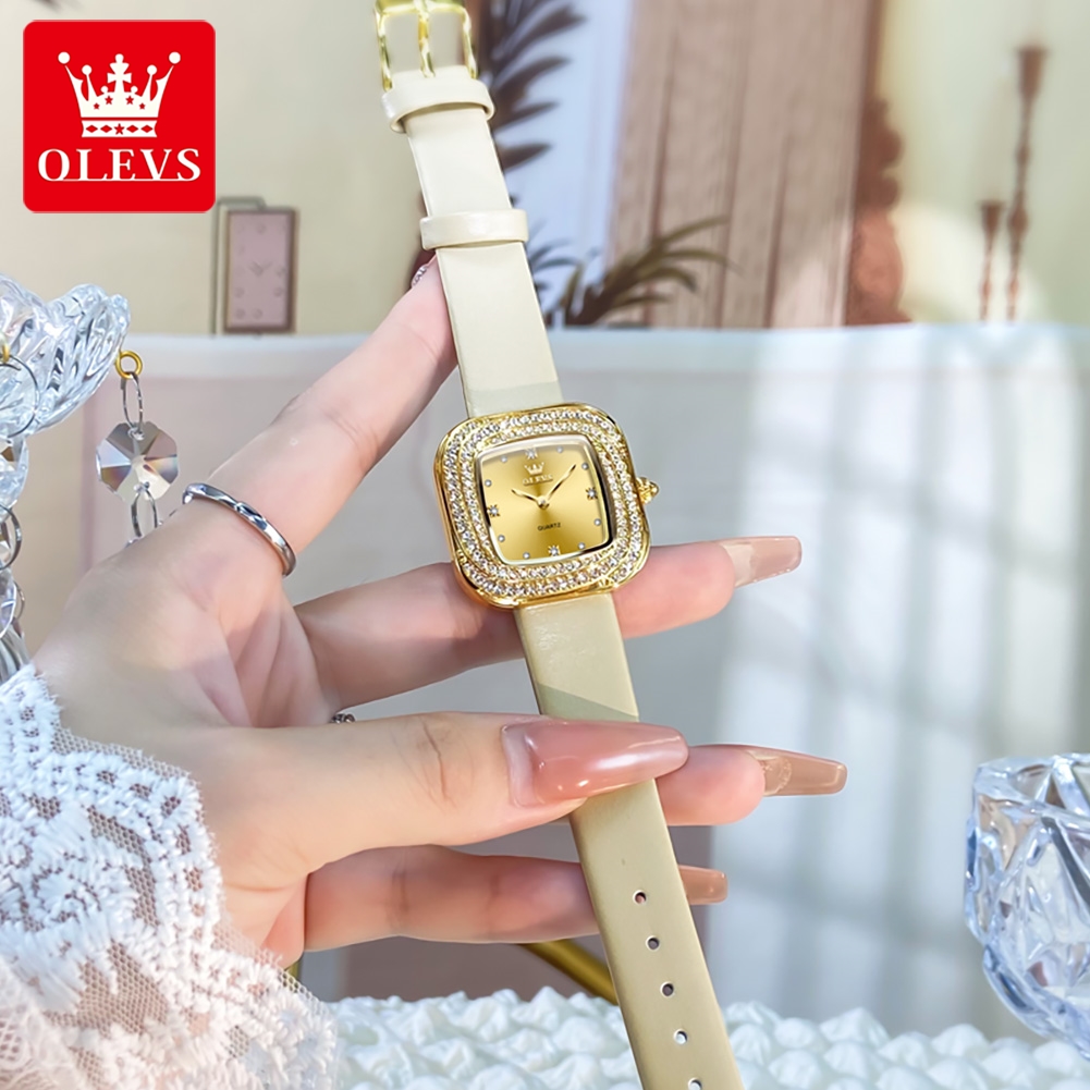 OLEVS Mode Dames Vierkant Quar - Luxury Watch Cheap recensie en prijs