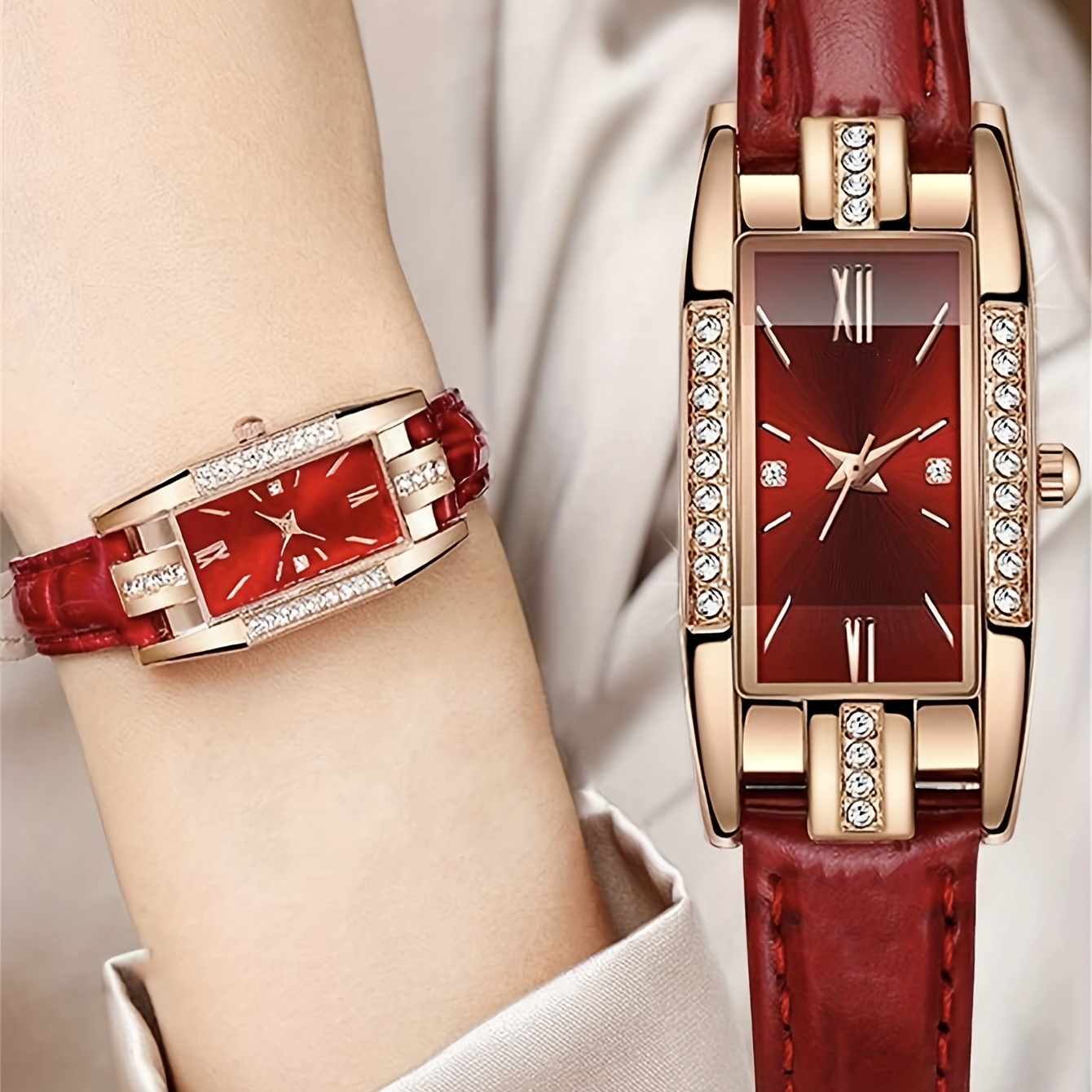 Luxe strass quartz horloge, ba - Luxury Watch Gift For Her recensie en prijs