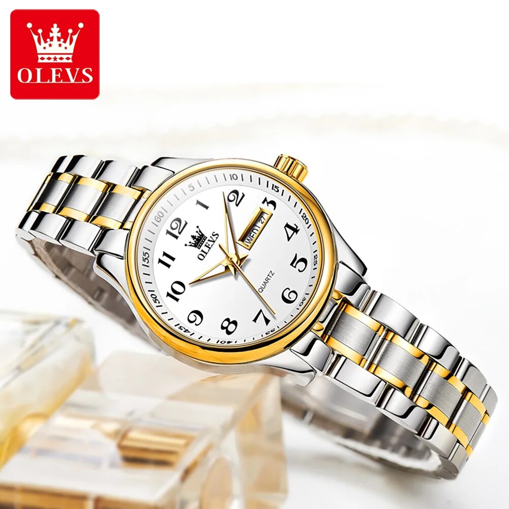 Olevs 5567 Luxe Quartz Horloge - Luxury Watch Cheap recensie en prijs