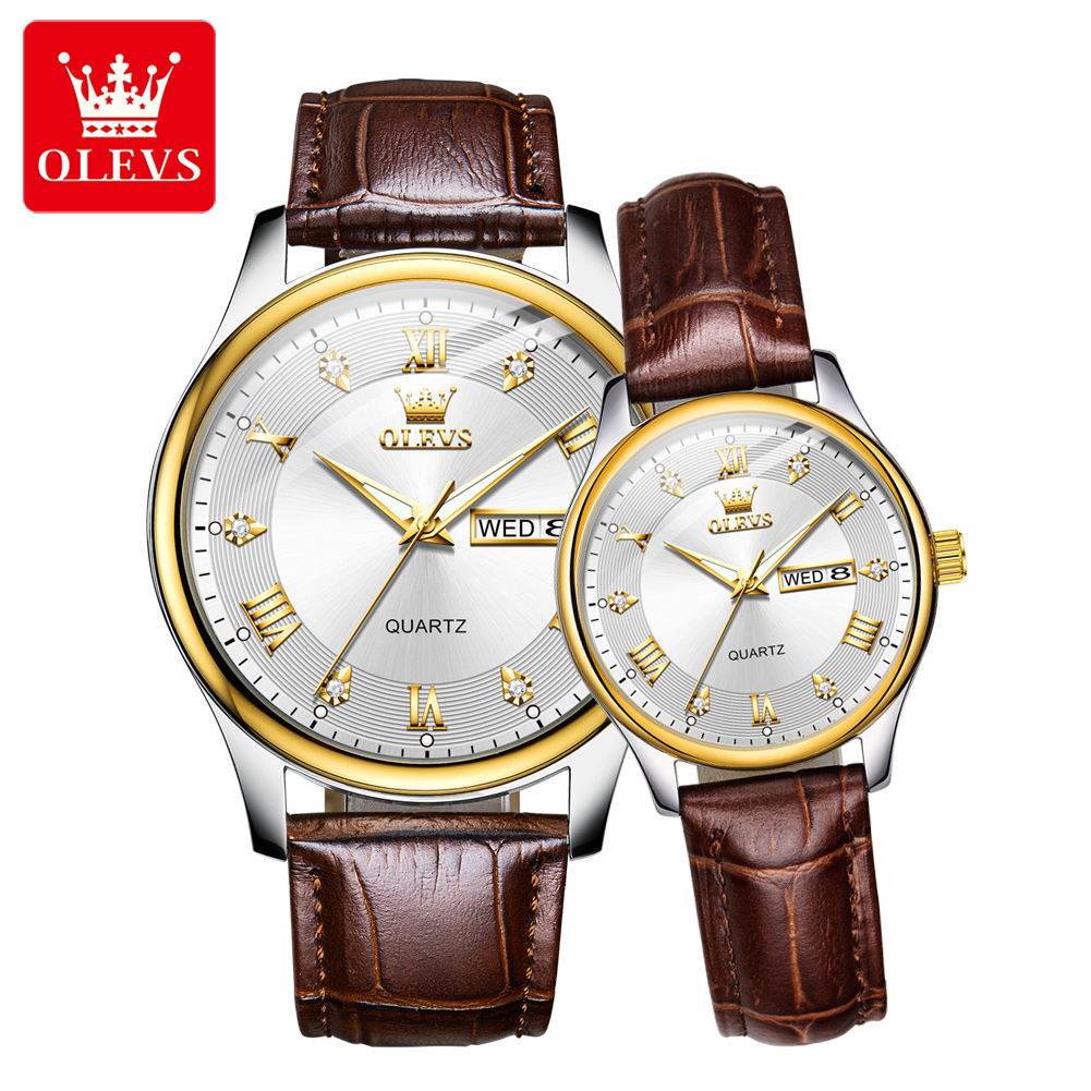 OLEVS paar horloge luxe merk w - Luxury Watch Gift For Her recensie en prijs