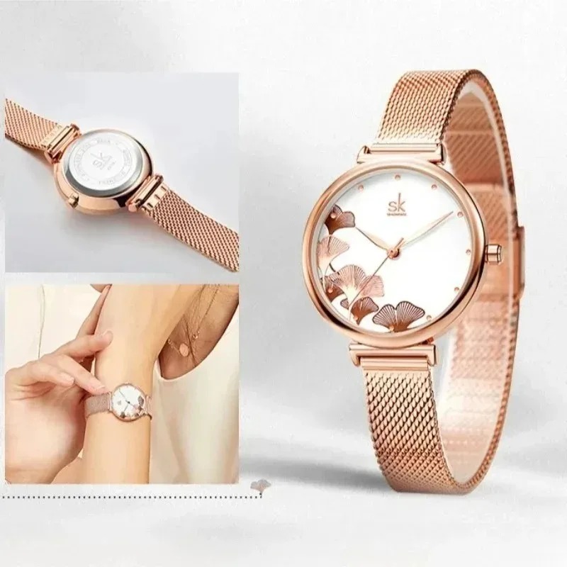 Luxe dameshorloge met ginkgo-m - Luxury Watch Gift For Her recensie en prijs