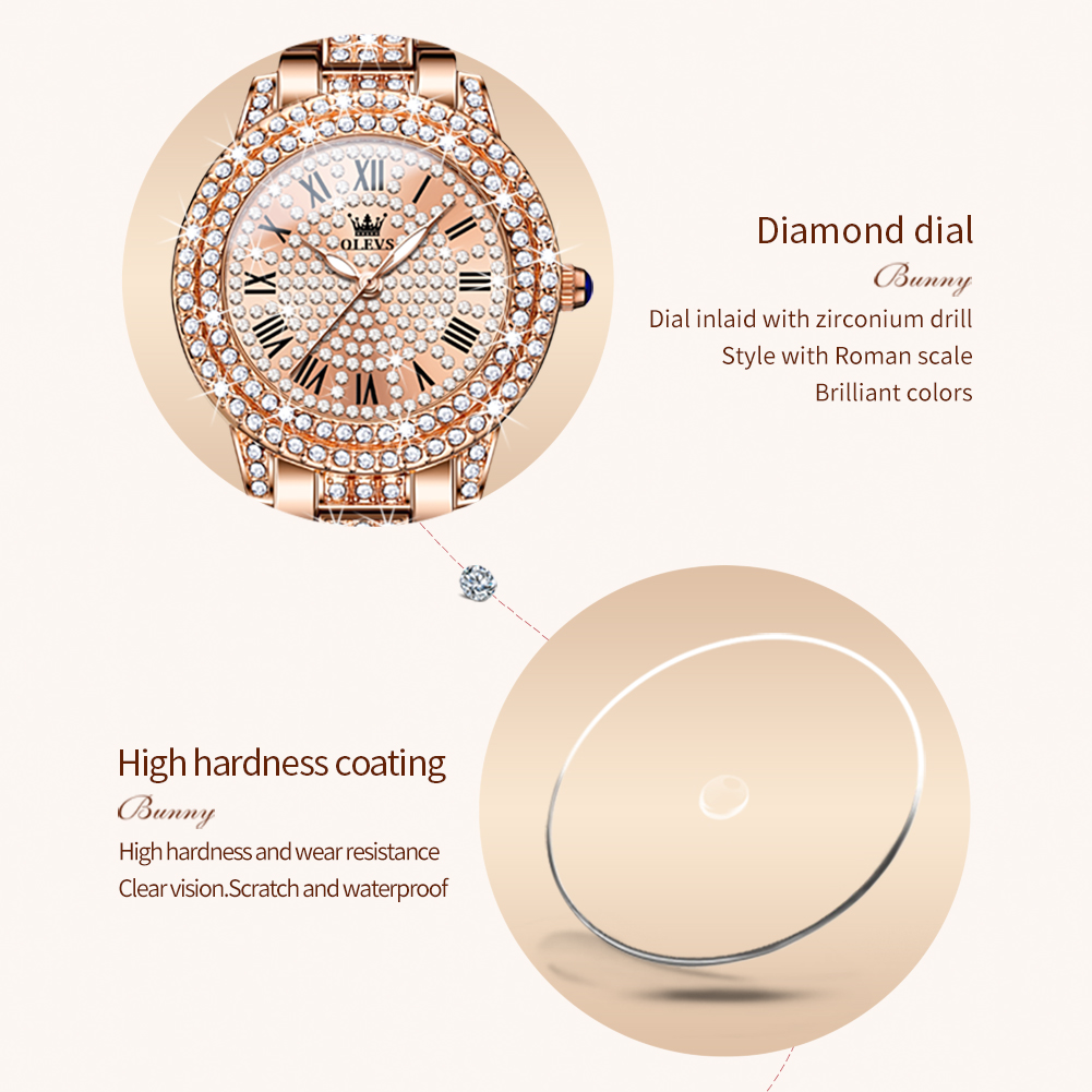 OLEVS 9943 Luxe volledig diama - Luxury Watch Cheap recensie en prijs