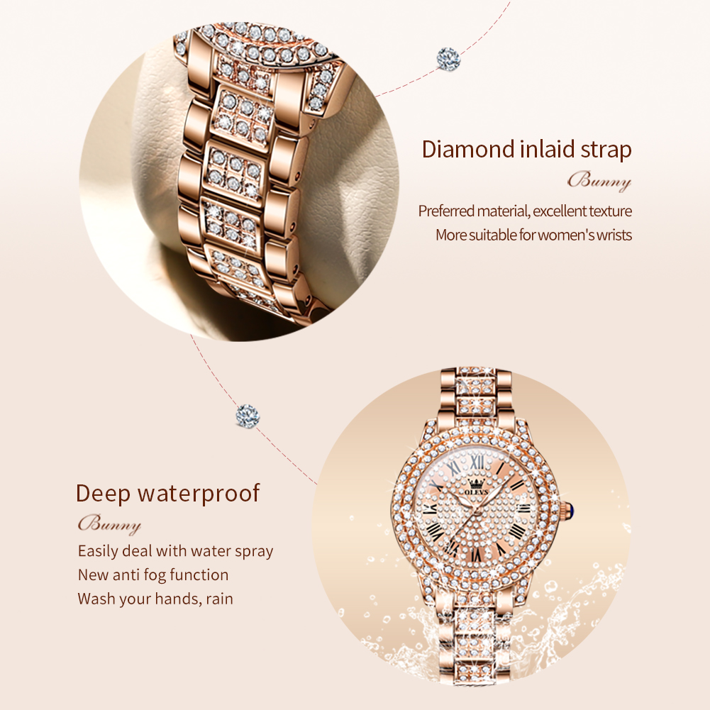 OLEVS 9943 Luxe volledig diama - Luxury Watch Cheap recensie en prijs